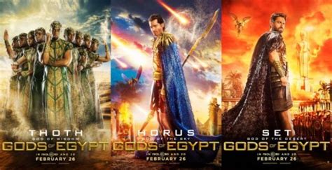 'Gods of Egypt' Releases Posters - Twitter Has a Field Day