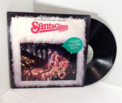 Santa Claus The Movie Soundtrack 1985 Vinyl Record vintage LP 80's Christmas Henry Mancini ...