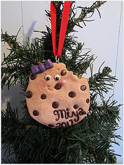 Personalized Cookie Ornament Personalized Chocolate Chip - Etsy ...