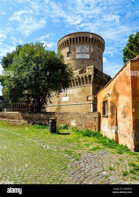 Castello di Giulio II in Ostia Antica - Rome, Italy Stock Photo - Alamy