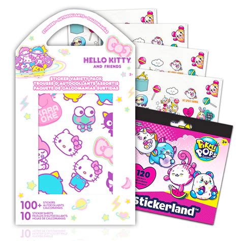 Buy Hello Kitty and Friends Sticker Set for Kids, Girls - Bundle with Over 100 Hello Kitty and ...