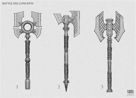 Battle Axe Concepts by DavidHakobian on DeviantArt