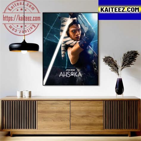 Rosario Dawson As Ahsoka Tano In Star Wars Ahsoka Art Decor Poster Canvas - Kaiteez