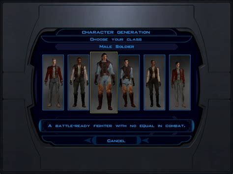 Star Wars: Knights of the Old Republic/Character generation ...