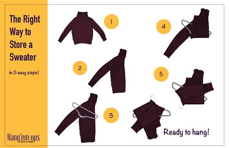 The right way to hang a sweater - Hang'em ups | Hang sweaters, Sweater ...