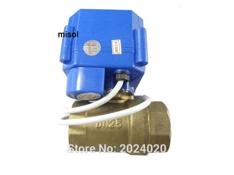 motorized ball valve 12V, DN25 (BSP 1' reduce port), with manual switch ...