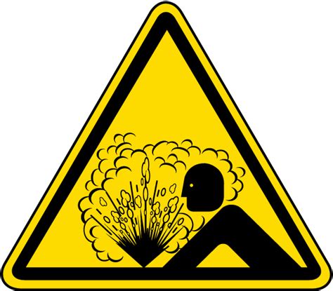 Risk of Explosion Hazard Label by SafetySign.com - J6537