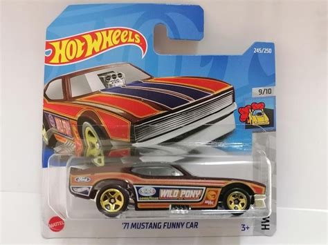 Hot Wheels 1971 Ford Mustang Funny Car HW Drag Strip Perfect Birthday ...