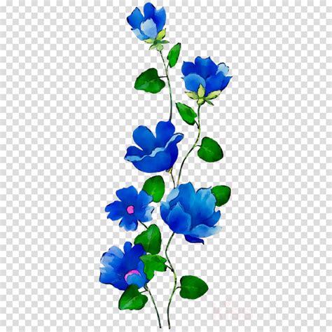 Free Blue Flower Cliparts, Download Free Blue Flower Cliparts png images, Free ClipArts on ...