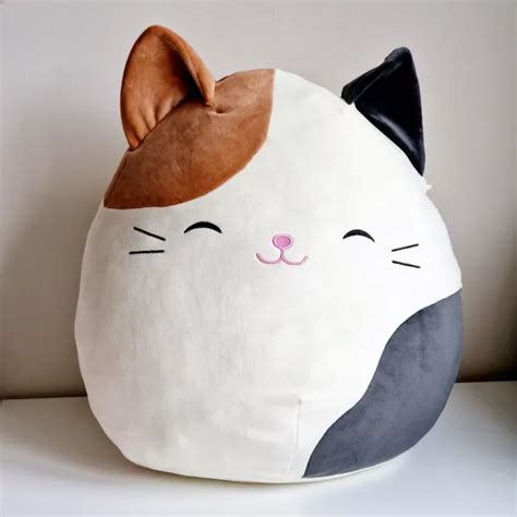 SQUISHMALLOW CAM CAMERON The Calico Cat 16" Plush Kelly Toy Squishy Squooshems £58.99 - PicClick UK