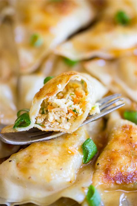 Sesame Chicken Potstickers Recipe - The Gold Lining Girl