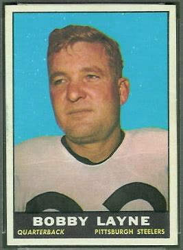 Bobby Layne - 1961 Topps #104 - Vintage Football Card Gallery