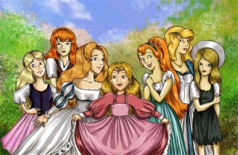 Non/Disney Heroines - Childhood Animated Movie Heroines Fan Art (33479830) - Fanpop