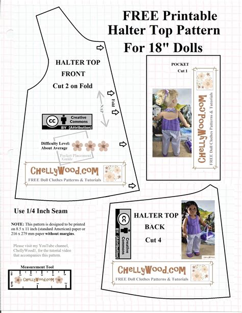 American Girl Doll Clothes Patterns Free Printable