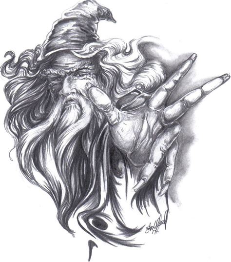 44 best Wizard Dragon Tattoo Drawings images on Pinterest | Dragon tattoos, Tattoo drawings and ...