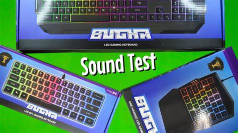 Bugha Triple Keyboard Sound Test (No Talking) | Five Below Keyboard ...