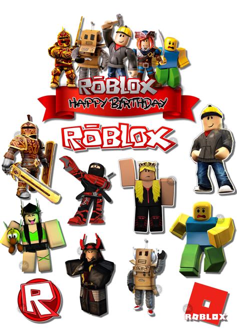 Roblox Cake Topper Roblox Cake Topper Shaker Roblox B - vrogue.co