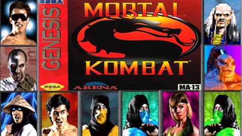 Mortal Kombat 1 Gameplay (Sega Genesis/Mega Drive) - YouTube