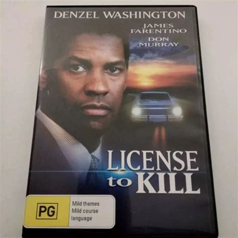 LICENSE TO KILL DVD Denzel Washington James Farentino Region Free PAL ...