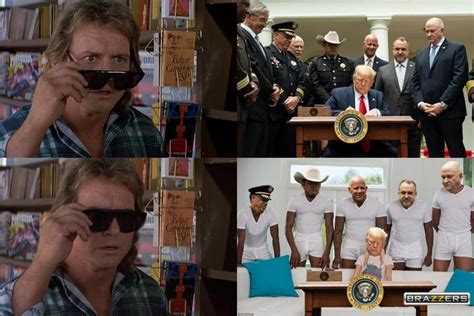 TRump signing | They Live Sunglasses | Know Your Meme