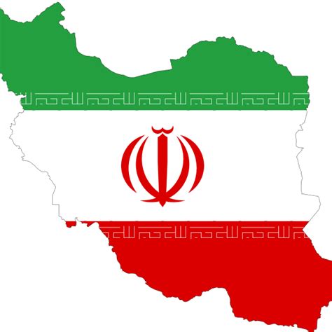 دانلود نقشه PNG ایران - Iran Flag Map PNG - دانلود رایگان