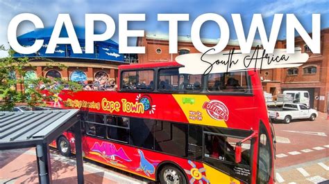 Tour Cape Town on The City Sightseeing Red Bus (blue route) - YouTube