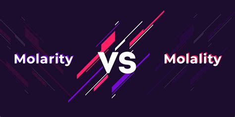 Difference Between Molarity and Molality - GeeksforGeeks