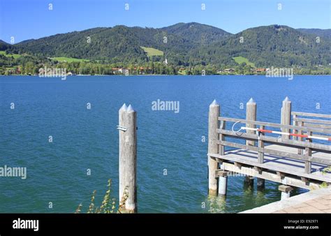 At lake Tegernsee, Bavaria Stock Photo - Alamy