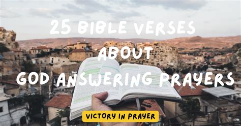 25 Bible Verses About God Answering Prayers - Victorious in Prayer