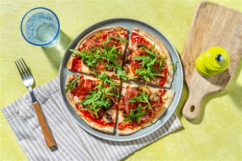 Cheesy Bacon Flatbread Recipe | HelloFresh