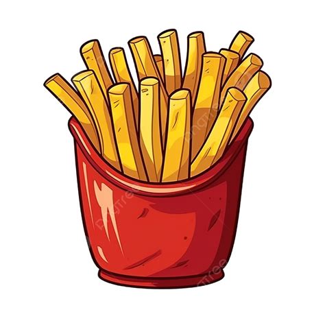 French Fries Fast Food Cartoon, Food Clipart, Cartoon Clipart, Fries Clipart PNG Transparent ...