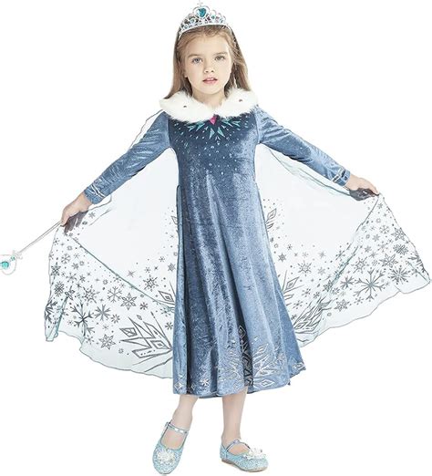 Buy Snow Princess Costume for Girls Winter Costume for Toddlers Dress ...