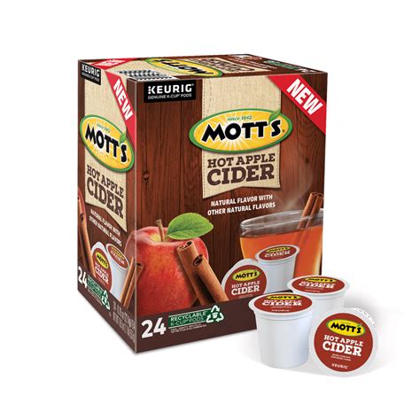 Mott's Apple Cider, Keurig Single-Serve K-Cup Pods, 24 Count - Walmart ...