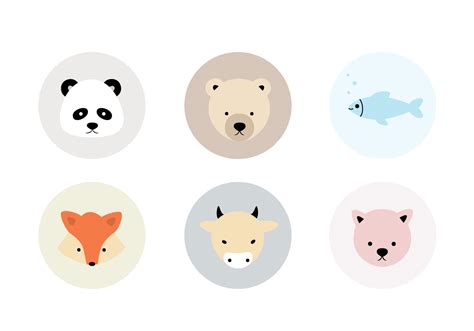 Animal Vector Icons 131333 Vector Art at Vecteezy