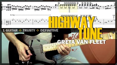 Highway Tune | Guitar Cover Tab | Guitar Solo Lesson | Backing Track ...