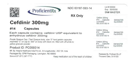 Cefdinir by Proficient Rx LP CEFDINIR capsule