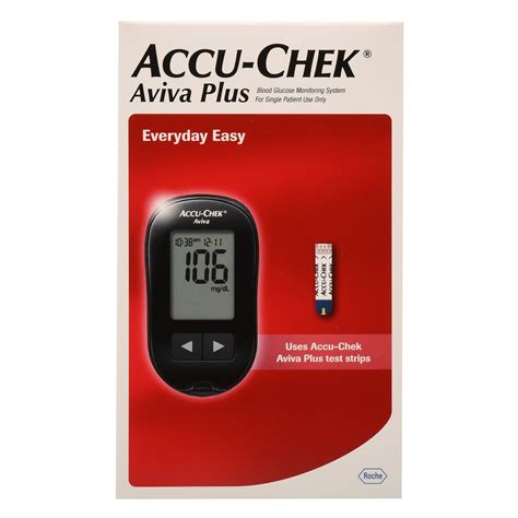 Accu-Chek Aviva Plus Blood Glucose Monitor - Walmart.com - Walmart.com