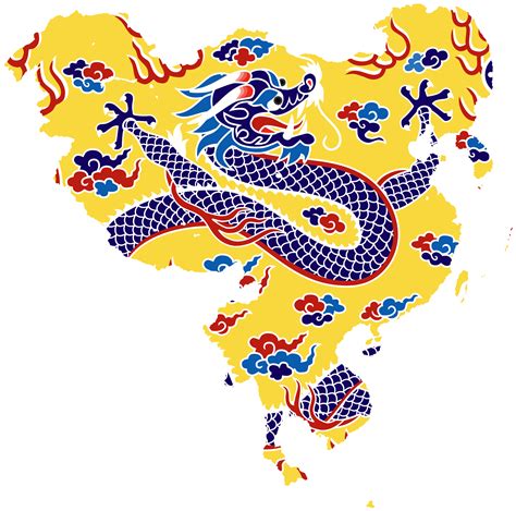 Flag-map of Qing Dynasty (with tributary states) by nguyenpeachiew on ...