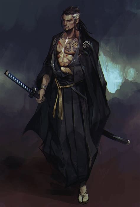 Monk D&D Character Dump | Samurai artwork, Samurai art, Concept art ...