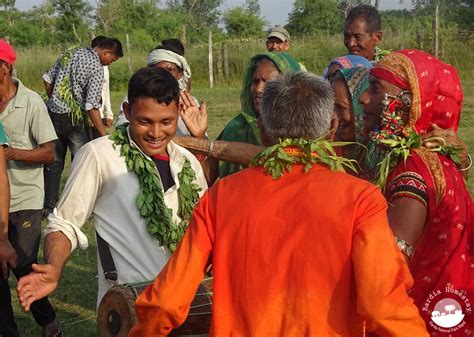 Tharu celebrating Dashain Bardia National Park - BARDIA HOMESTAY NEPAL