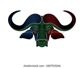 3,748 Buffalo Head Outline Images, Stock Photos & Vectors | Shutterstock