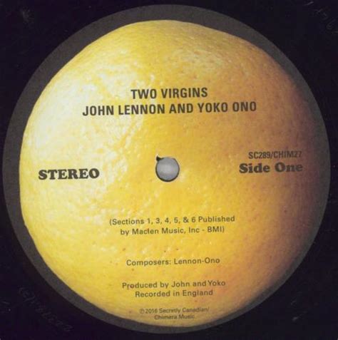 John Lennon Unfinished Music No. 1: Two Virgins UK vinyl LP album (LP record) (826827)