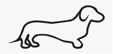 Dachshund Clip Art - Dachshund Clipart Black And White, HD Png Download ...