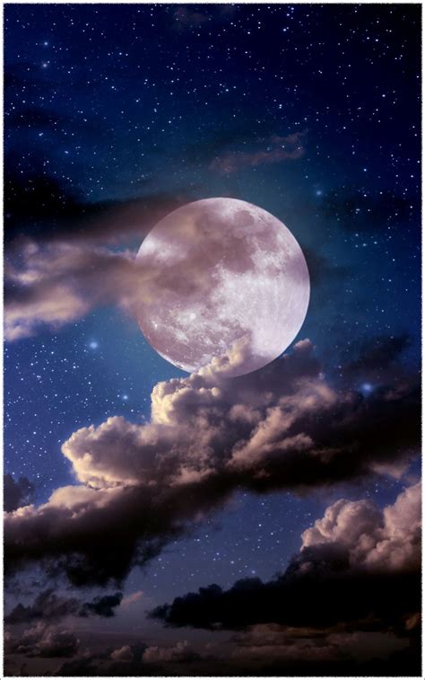 Moon Night Sky Wallpapers - Wallpaper Cave