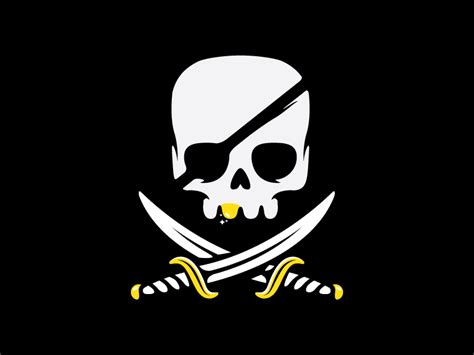 Pirate Logo | Fruit logo design, Identity design logo, Pirate skeleton