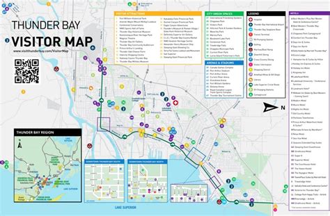 Thunder Bay Tourist Attractions Map - Ontheworldmap.com