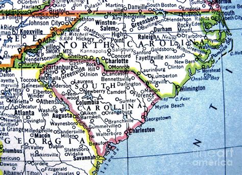 Road Map Of North Carolina