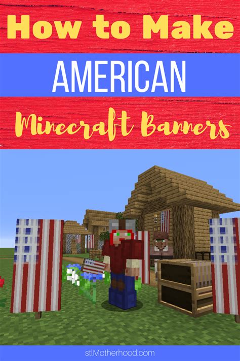 How to Make An American Flag Minecraft Banner | American flag banner ...