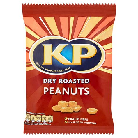 KP Dry Roasted Peanuts 170g | Dried Fruit, Nuts & Snacks | Iceland Foods