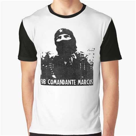 " EZLN Subcomandante Marcos " T-shirt by WenXiu | Redbubble